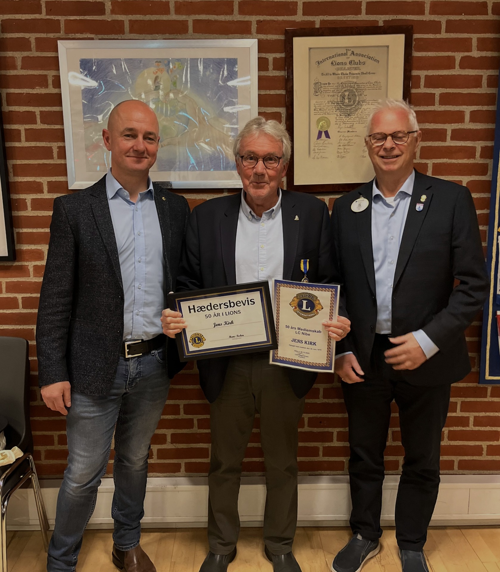 P. Lars Segerstrøm  Jens Kirk    DG Hans Fisker