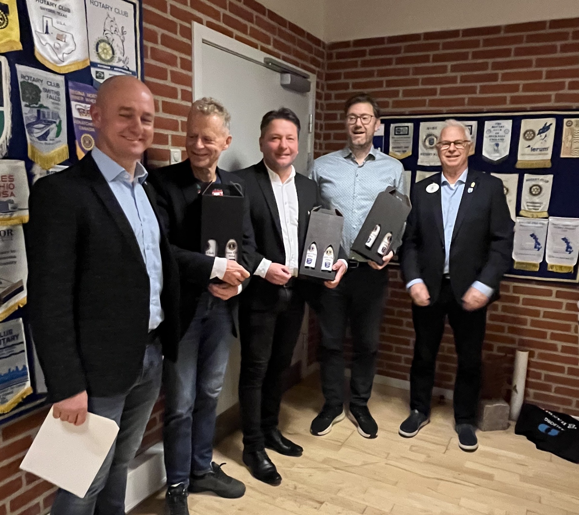 Lars... Anders ... Bo ... Bjørn og DG Hans Fisker