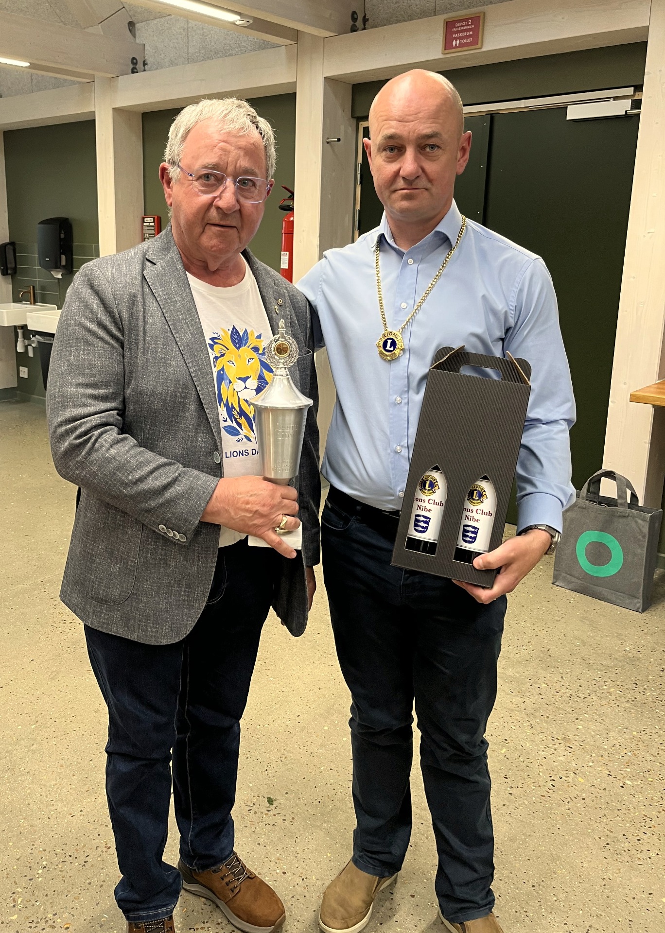 Årets Lion 2026 Tage Pedersen og President Lars Segerstrøm